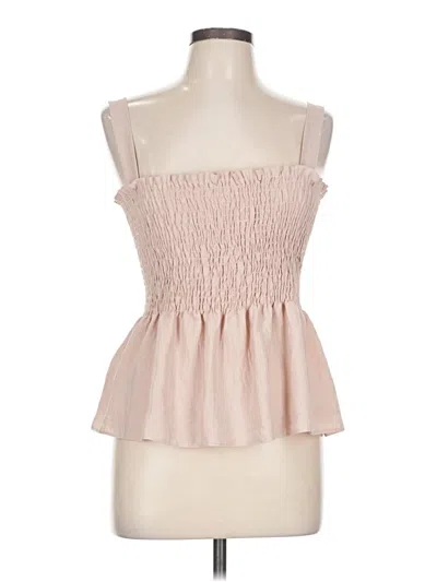 Pre-owned New Look Sleeveless Blouse In Pink