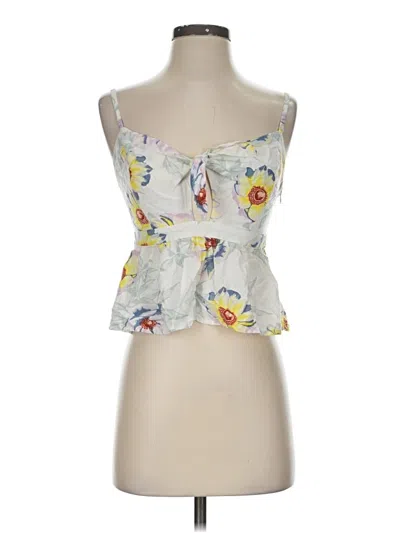 Pre-owned New Look Sleeveless Blouse In White