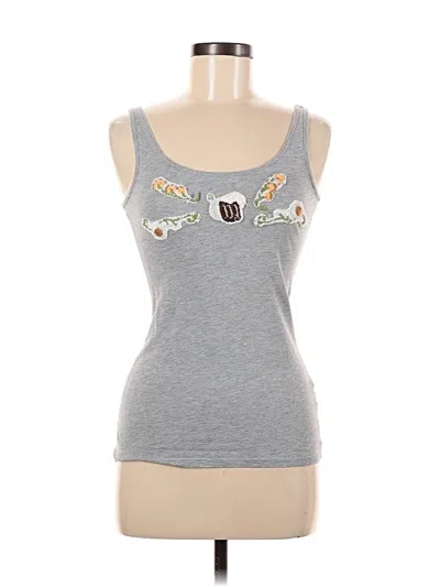 Pre-owned New Look Sleeveless Top Gray Sweetheart Neckline Tops