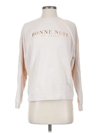 Pre-owned New Look Sweatshirt In White