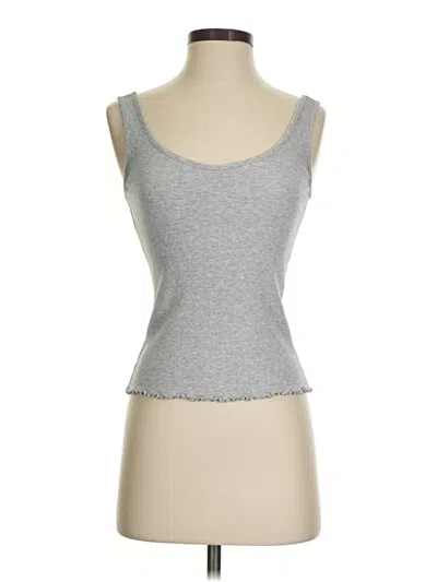 Pre-owned New Look Tank Top Gray Sweetheart Neckline Tops