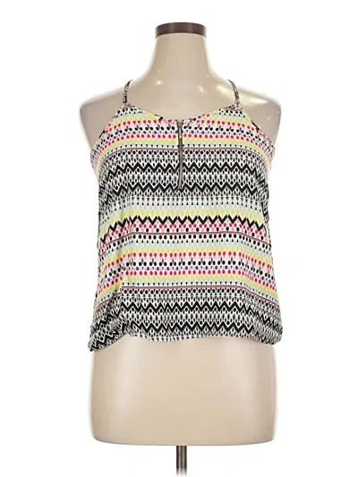 Pre-owned New Look Tank Top Ivory Halter Neckline Tops In White