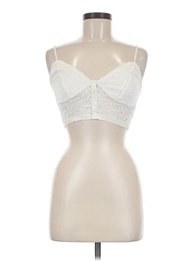 Pre-owned New Look Tank Top Ivory Strapless Neckline Tops