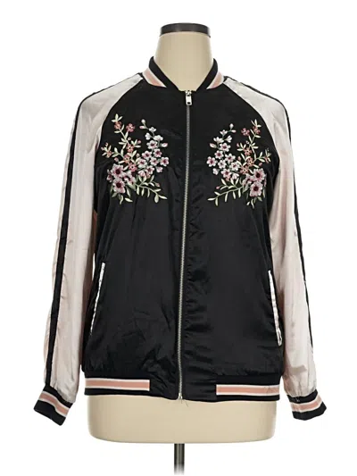 Pre-owned New Look Track Jacket In Black