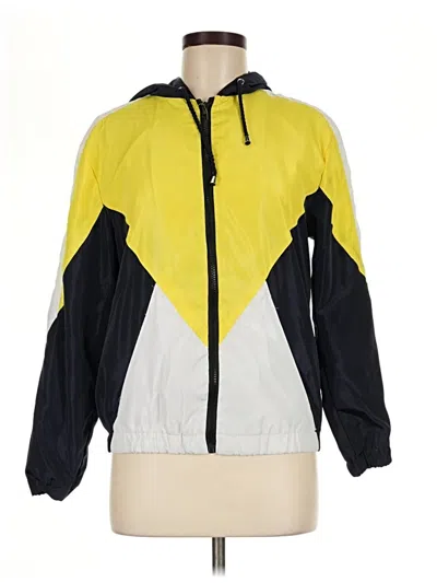 Pre-owned New Look Windbreaker Jacket In Yellow