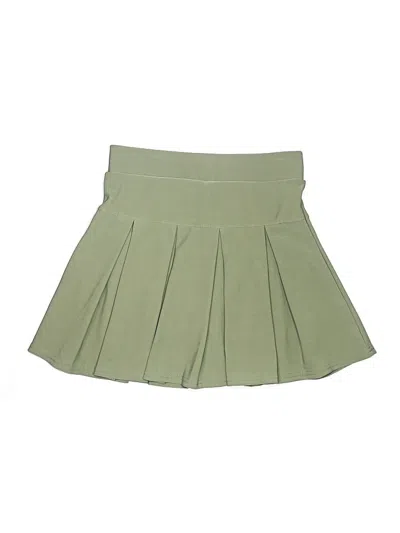 Pre-owned New Mix Usa Active Skort In Green