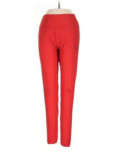 Pre-owned New Mix Usa Casual Pants In Red