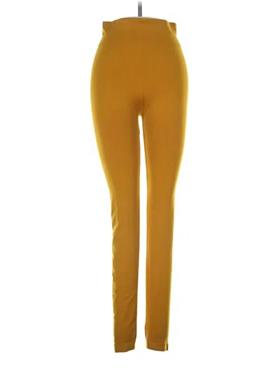 Pre-owned New Mix Usa Casual Pants In Yellow