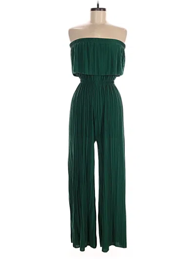 Pre-owned New Mix Usa Jumpsuit In Green