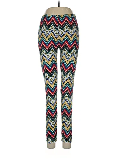 Pre-owned New Mix Usa Leggings In Black