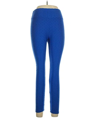 Pre-owned New Mix Usa Leggings In Blue