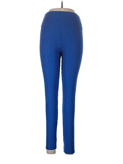Pre-owned New Mix Usa Leggings In Blue