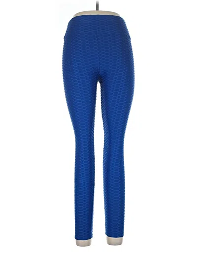 Pre-owned New Mix Usa Leggings In Blue