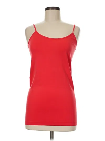 Pre-owned New Mix Usa Tank Top Red Strapless Neckline Tops