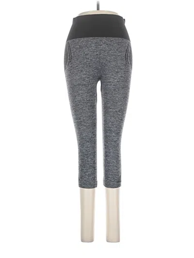 Pre-owned New Mix Usa Yoga Pants In Gray