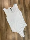 New Mix Women's Tank Bodysuit In White In White