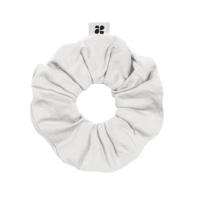 New Orchard Women's Upcycled Vegan Scrunchie Frosted White