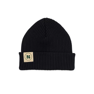 New Orchard Women's Winter Vegan Beanie Charcoal Black