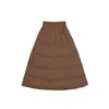 New Orchard Women's Winter Vegan Skirt Brown In Brown