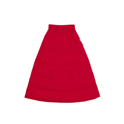 New Orchard Women's Winter Vegan Skirt Red Limited Edition