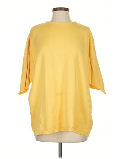 Pre-owned New Orleans Knitwear Poncho In Yellow