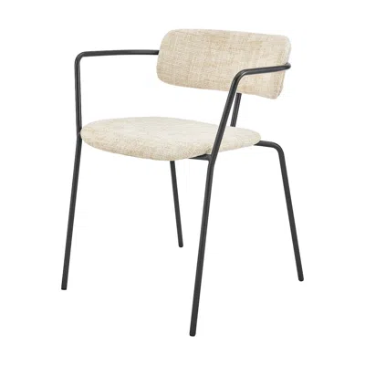 New Pacific Direct Alivia Fabric Dining Side Arm Chair, (set Of 2)