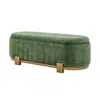 New Pacific Direct Ayleen Chenille Storage Bench