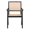 New Pacific Direct Bordeaux Rattan Dining Chair In Black