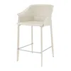 New Pacific Direct Callie Recycled Leather Counter Stool