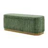 New Pacific Direct Clinton Chenille Storage Bench