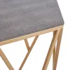 New Pacific Direct Cressa Faux Shagreen End Table