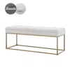 New Pacific Direct Darius Kd Fabric Bench