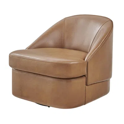New Pacific Direct Hurley Pu Swivel Accent Chair