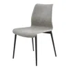 New Pacific Direct Jayden Pu Dining Side Chair, (set Of 2) In Gray