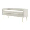 New Pacific Direct Marsha Velvet Bench