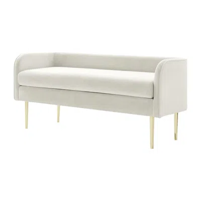 New Pacific Direct Marsha Velvet Bench