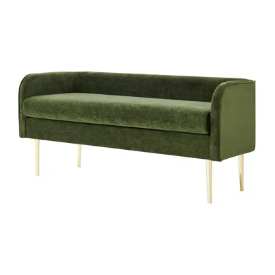 New Pacific Direct Marsha Velvet Bench