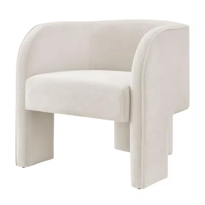 New Pacific Direct Matteo Velvet Accent Arm Chair