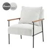 New Pacific Direct Quinton Fabric Accent Arm Chair