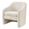 New Pacific Direct Zella Fabric Accent Arm Chair In Neutral