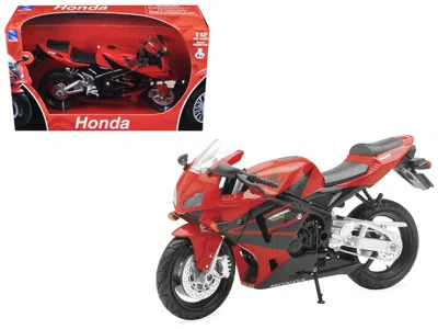 New Ray 2006 Honda Cbr600r Red 1/12 Diecast Motorcycle Model By  In Multi