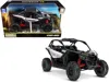 New Ray Can-am Maverick X3 Atv Hyper Silver And Red 1/18 Diecast Model By