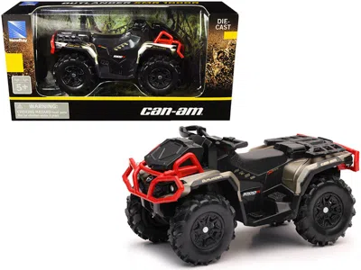 New Ray Can-am Outlander Xmr 1000r Atv Black And Gold Diecast Model By