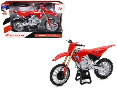 New Ray Honda Crf450r Motorcycle Red With Black Accents 1/12 Diecast Model By