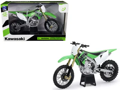 New Ray Kawasaki Kx 450f Green 1/12 Diecast Motorcycle Model By