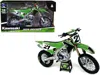 New Ray Kawasaki Kx450sr Dirt Bike Motorcycle #21 Jason Anderson Green And Black "kawasaki Racing Team" 1/6