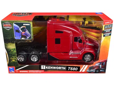 New Ray Kenworth T680 Truck Tractor Red "long Haul Truckers" Series 1/32 Diecast Model By  In Multi