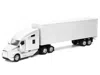 New Ray Kenworth T680 Truck White With Dry Van Trailer White "long Haul Trucker" Series 1/32 Diecast Model B In White