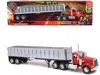 New Ray Kenworth W900 Frameless Dump Truck Red And Chrome "long Haul Trucker" Series 1/32 Diecast Model By N