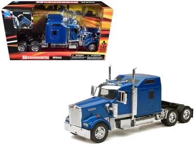 New Ray Kenworth W900 Truck Tractor Blue Metallic 1/32 Diecast Model By